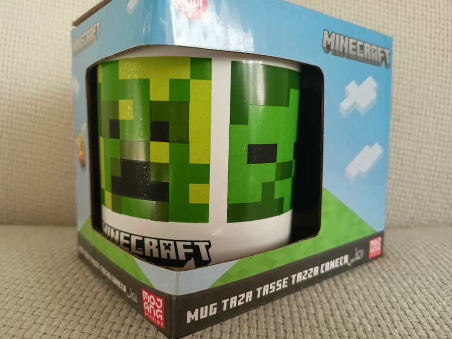 Kubek Minecraft w kartonie