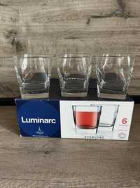 Набір низьких склянок з квадратним дном Luminarc Sterling 300 мл 6 шт