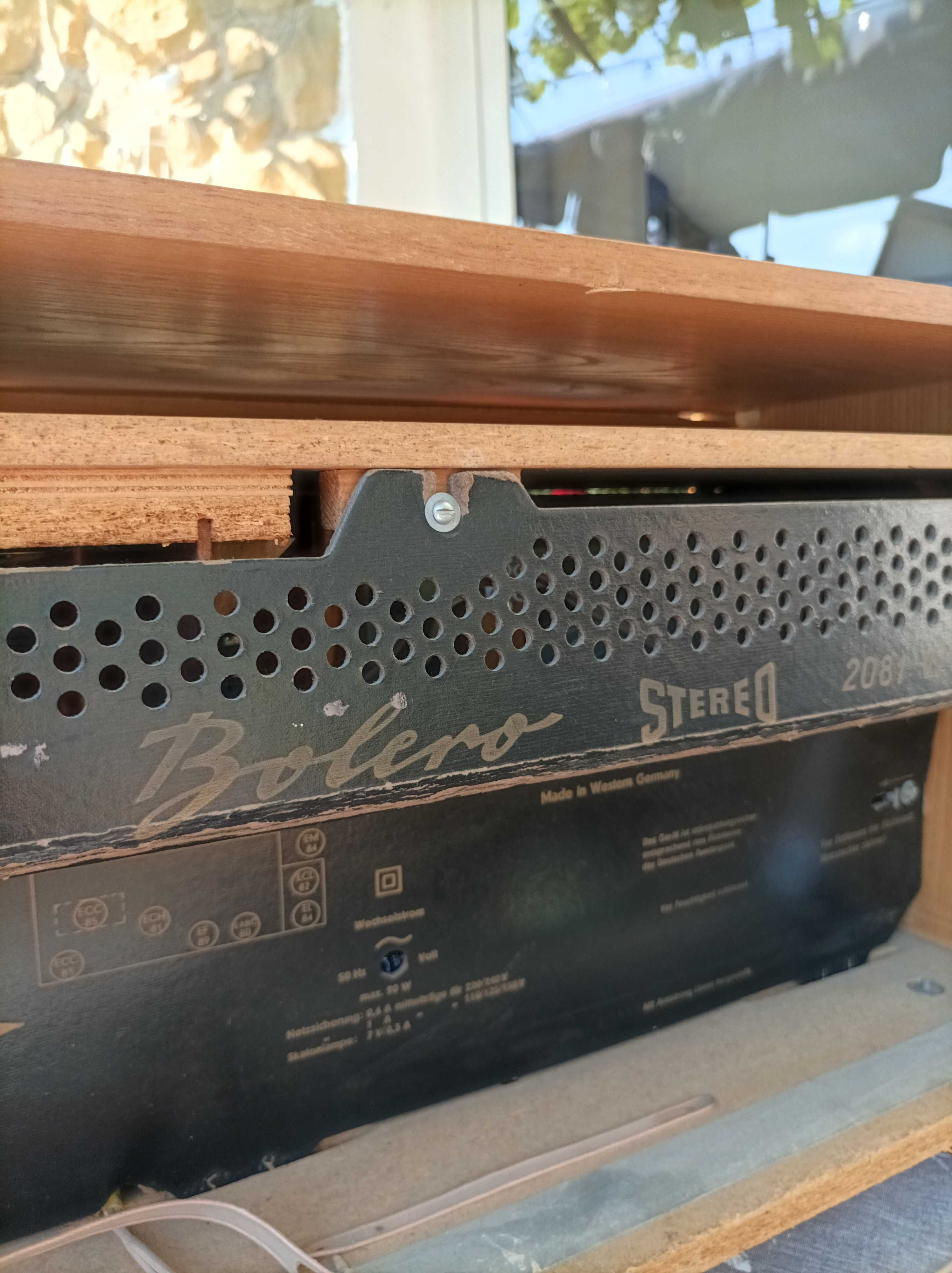 Telefunken Bolero 2081 W amplituner lampowy stereo vintage