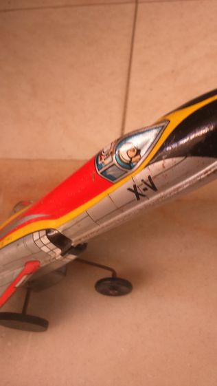 Brinquedo de Chapa Made in Japan (Yone) Eagle Jet Fighter Press Action