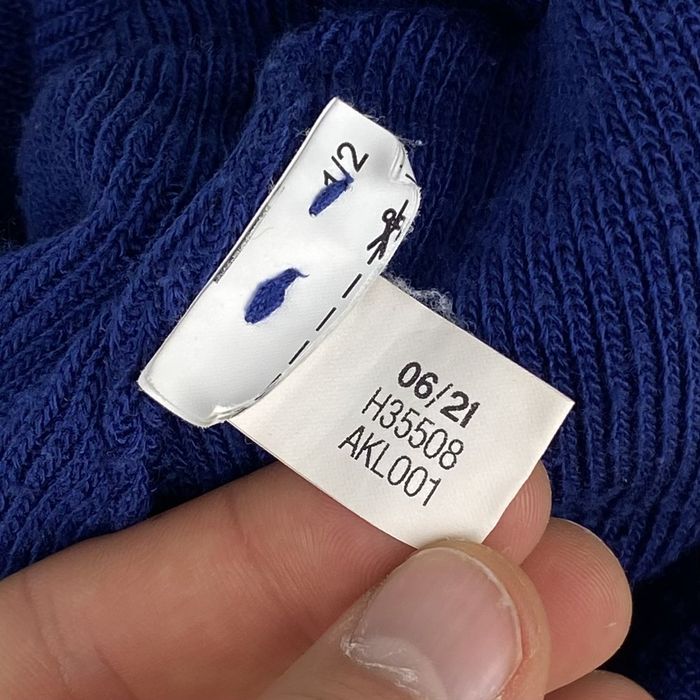 Шапка Adidas Originals H35508 чоловіча темно синя оригінал