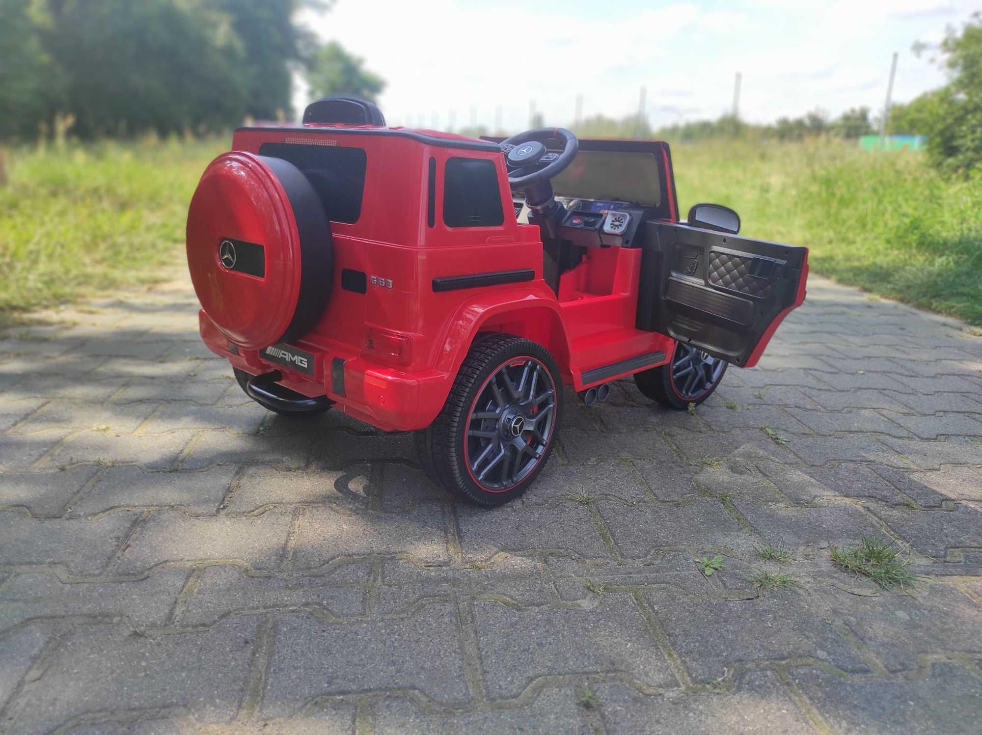 Auto Na Akumulator Mercedes G65 - Miękkie koła - Fotel Skórzany