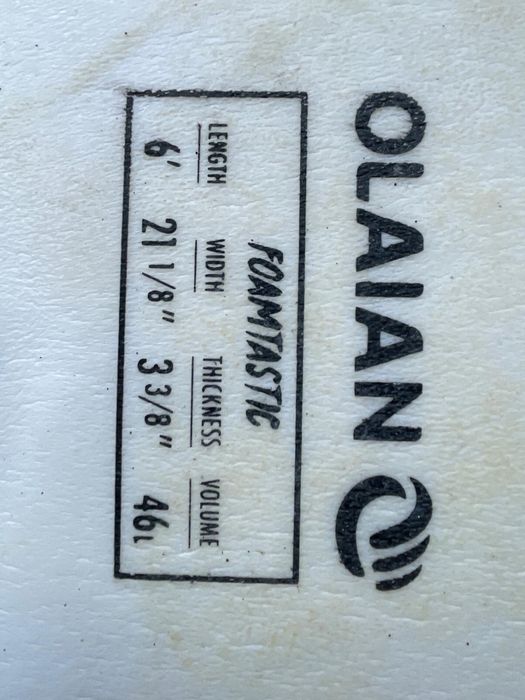 Prancha surf espuma olaian 6’ / 46 litros