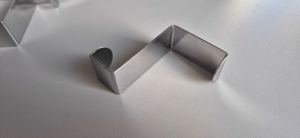 Haczyki wieszaki na drzwi stal nierdzewna 7 sztuk