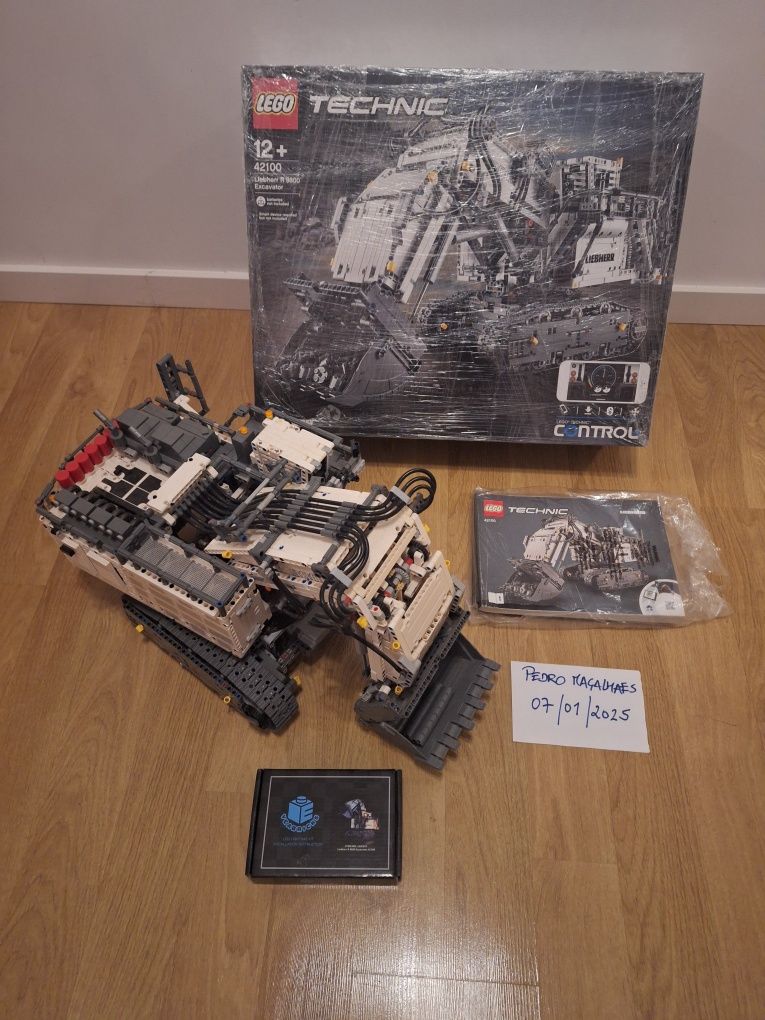 Lego Technic Liebherr 42100, 42008, 42006 e outros