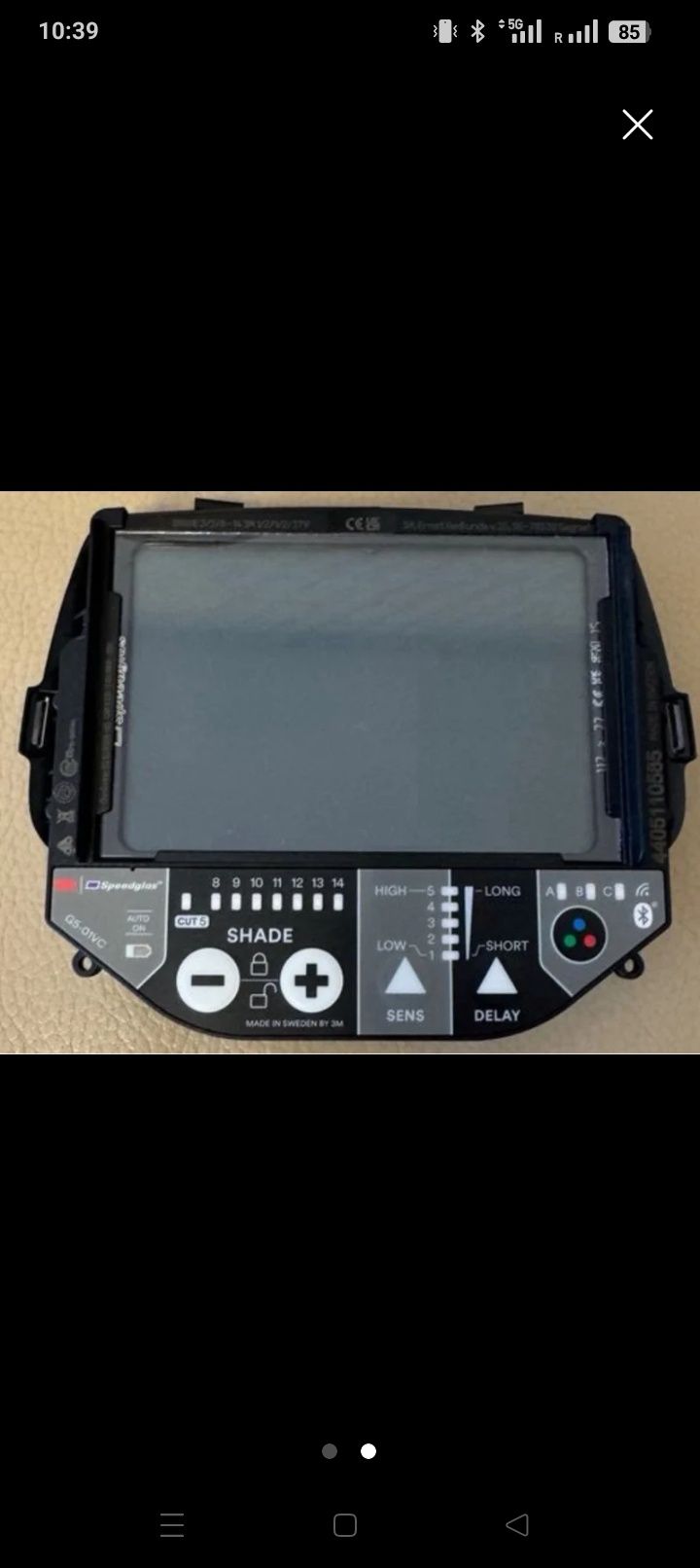 Careta de soldar speedglas G5-01