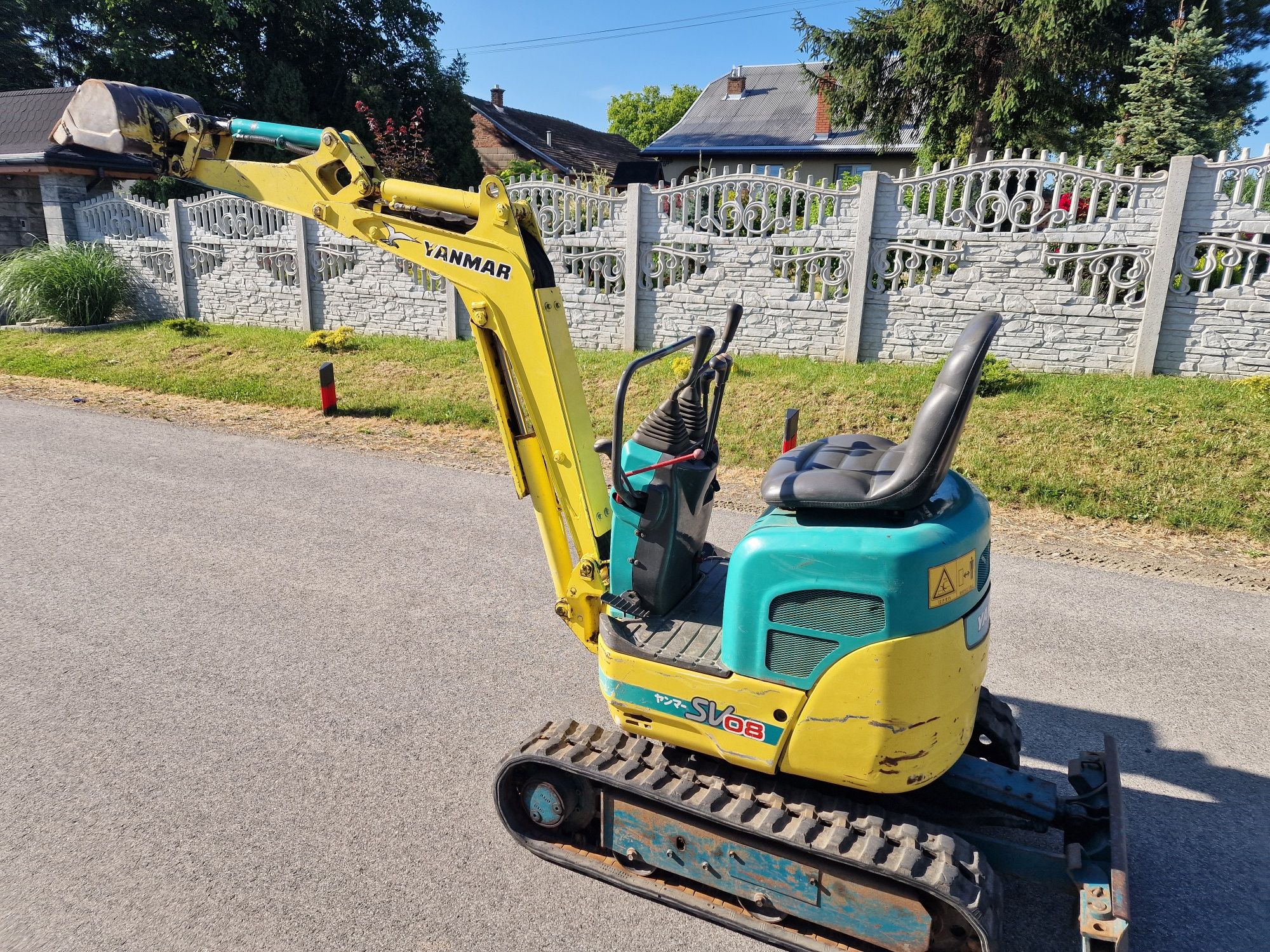 Mini koparka Yanmar SV08 PIĘKNY STAN  Z Gwarancją