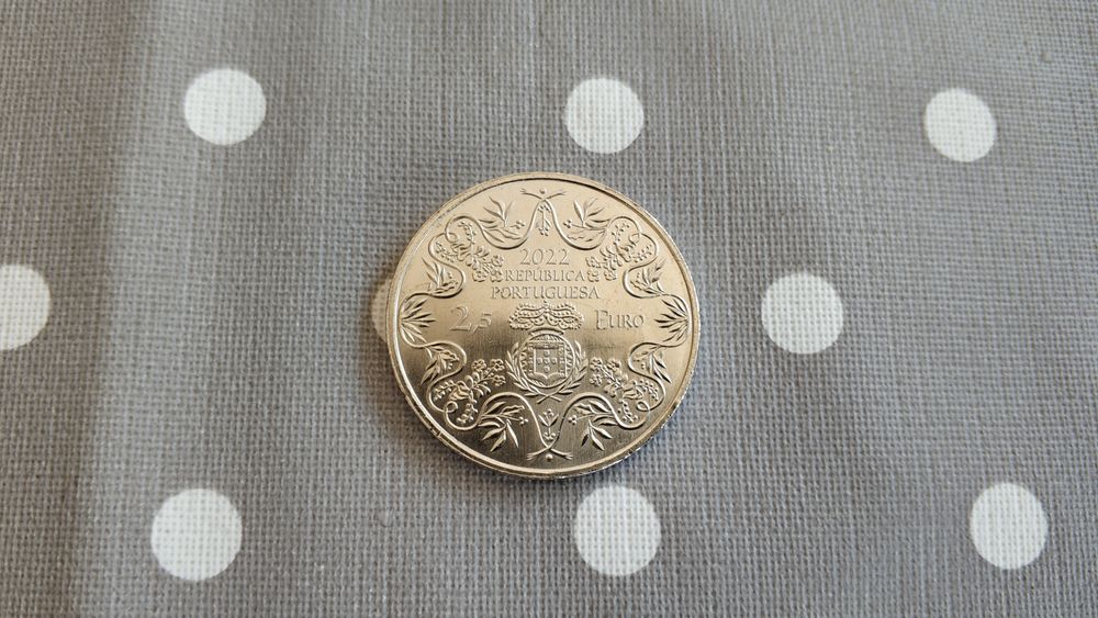 Moeda Portugal 2.50€ 200 anos da Constituição de 1822