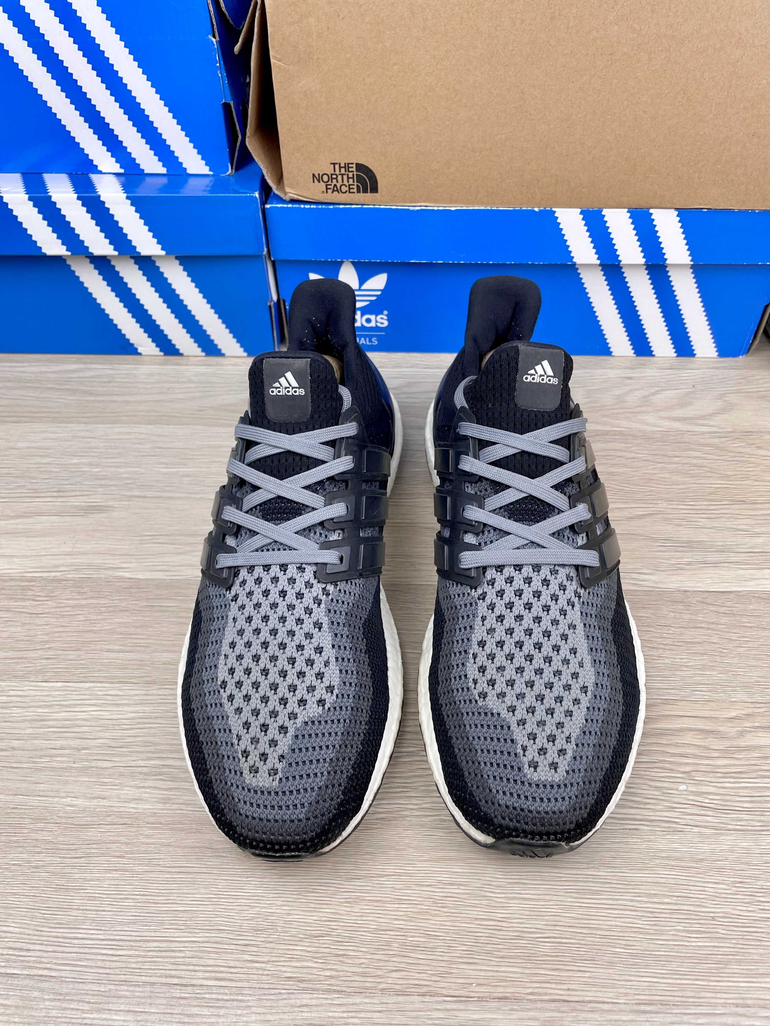 Кроссовки Adidas Ultra Boost 2.0 серые легкие беговые 43