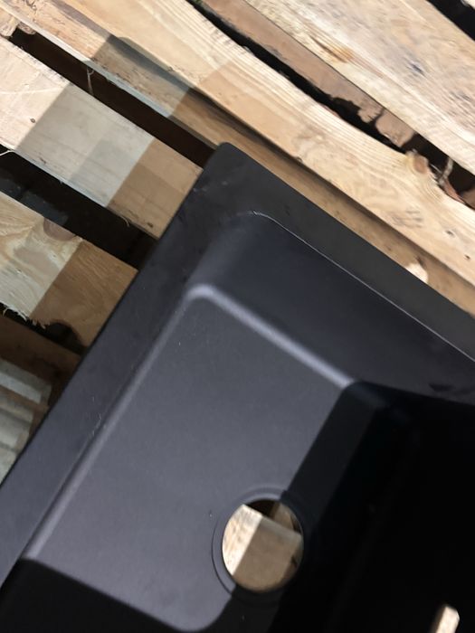 Zlewozmywak Franke Orion OID 611-62 onyx z syfonem przyściennym