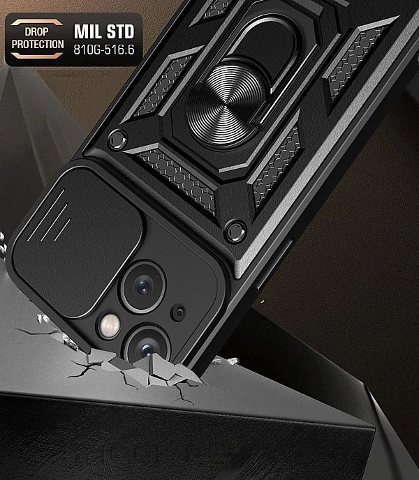 Pancerne etui Hybrid Armor Camshield z podstawką i osłoną aparatu do i