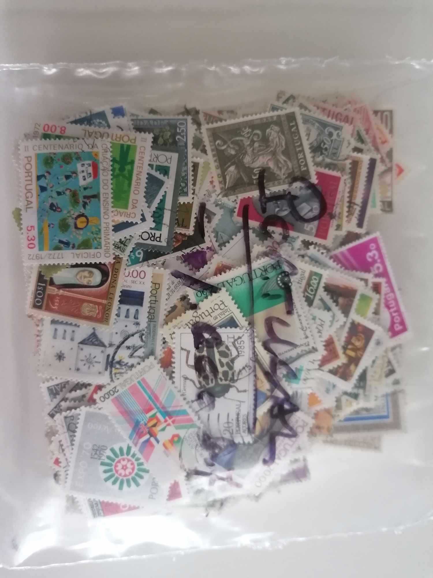 Lote de 1000 Selos de Portugal