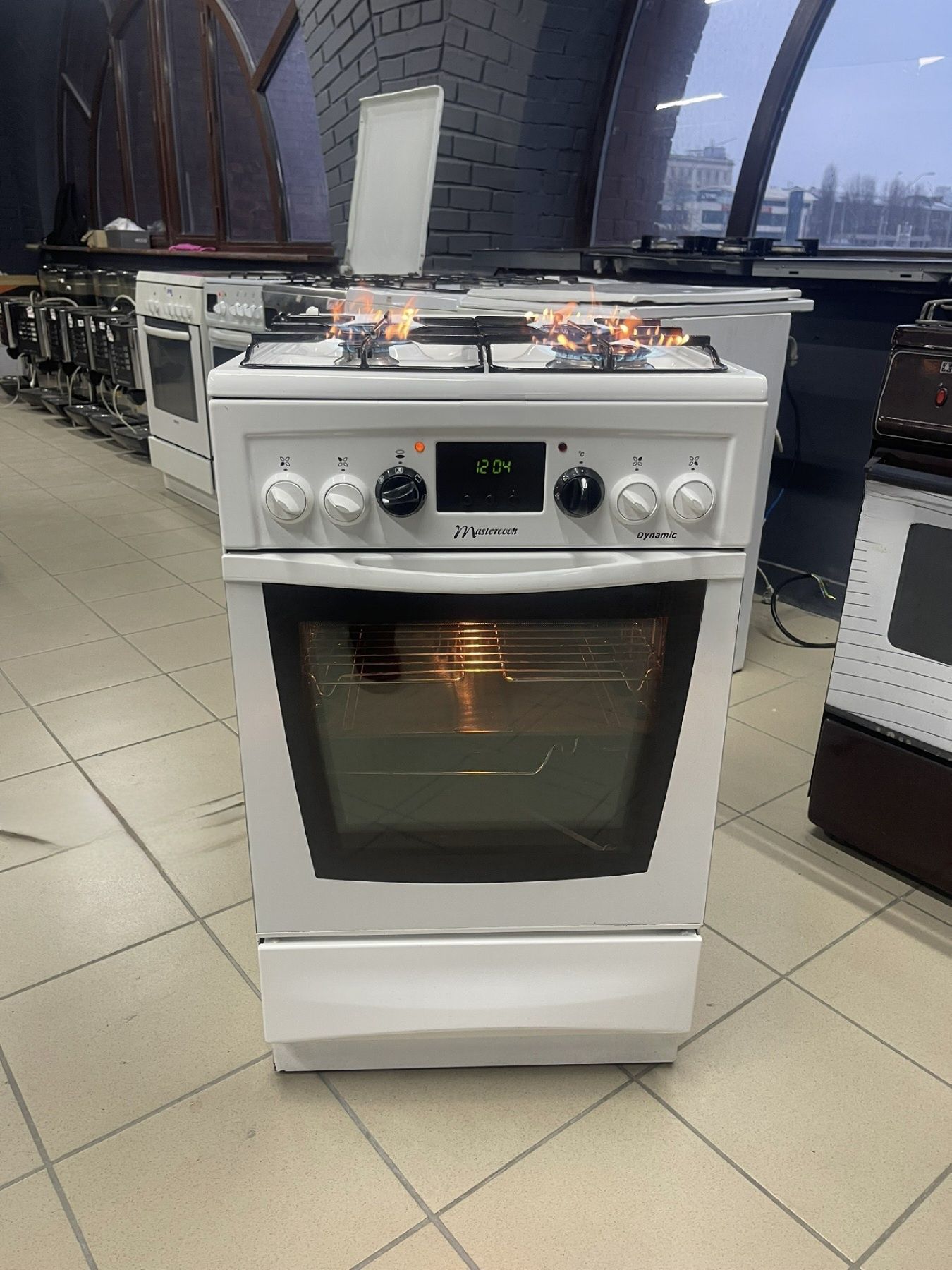 Плита газова Mastercook wis5060w в хорошому стані склад-магазин