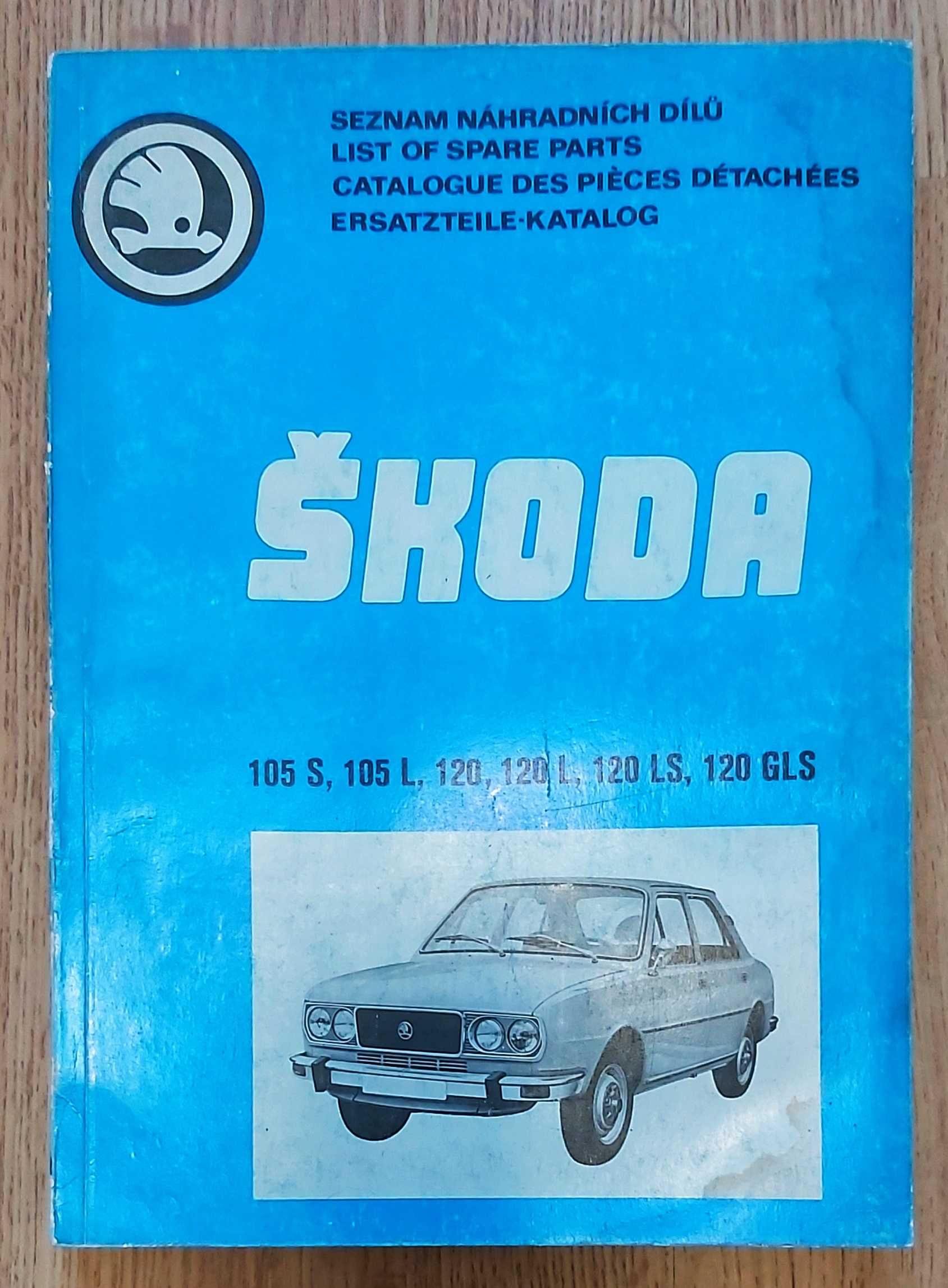 Katalog części Škoda 105, 120;