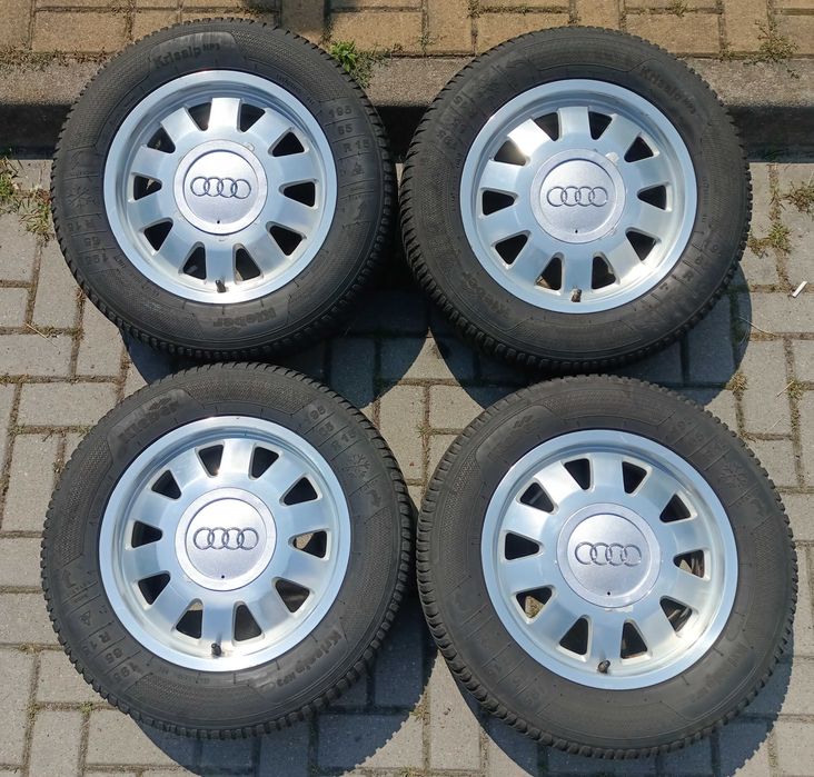 AUDI VW 15 Koła zimowe SUPER OPONY 5x112 a3 a4 a6 passat touran ZIMA