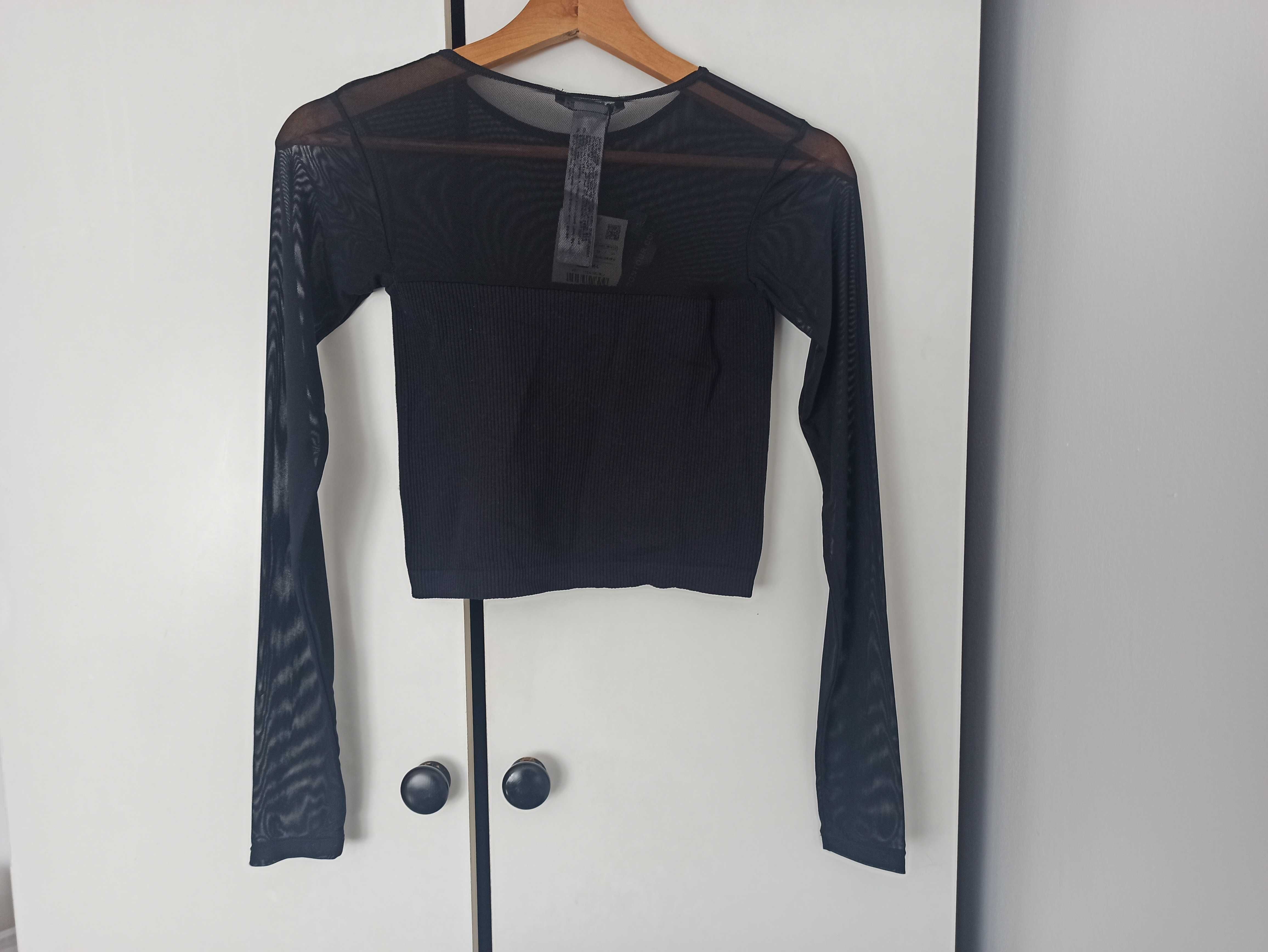 Nowa z metką bluzka z długim rękawem Zara r. XS/S