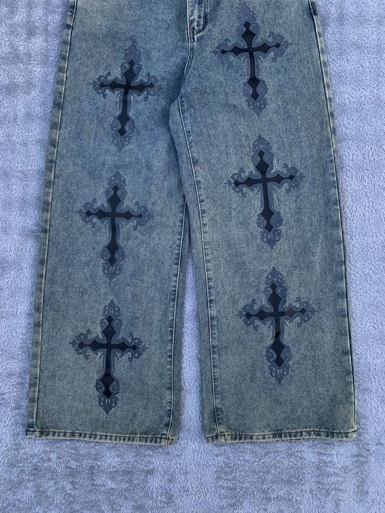 Baggy Avangard Pants Size:L Y2K Sk8 широкі баггі штани джинси