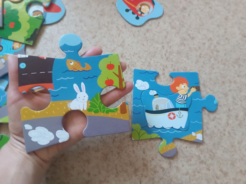 Пазли від 18 міс до 6-7 років