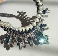 Ожерелье с кристаллами Swarovski бижутерия