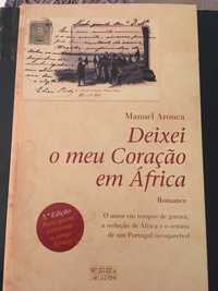 Livro ‘Deixei o meu Coração em África’ de Manuel Arouca