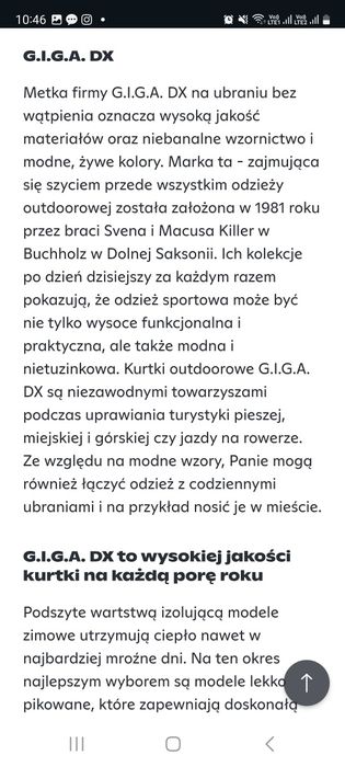 Kurtka G.I.G.A dx by killtex outdoor zimowa meska dla chlopca M 38