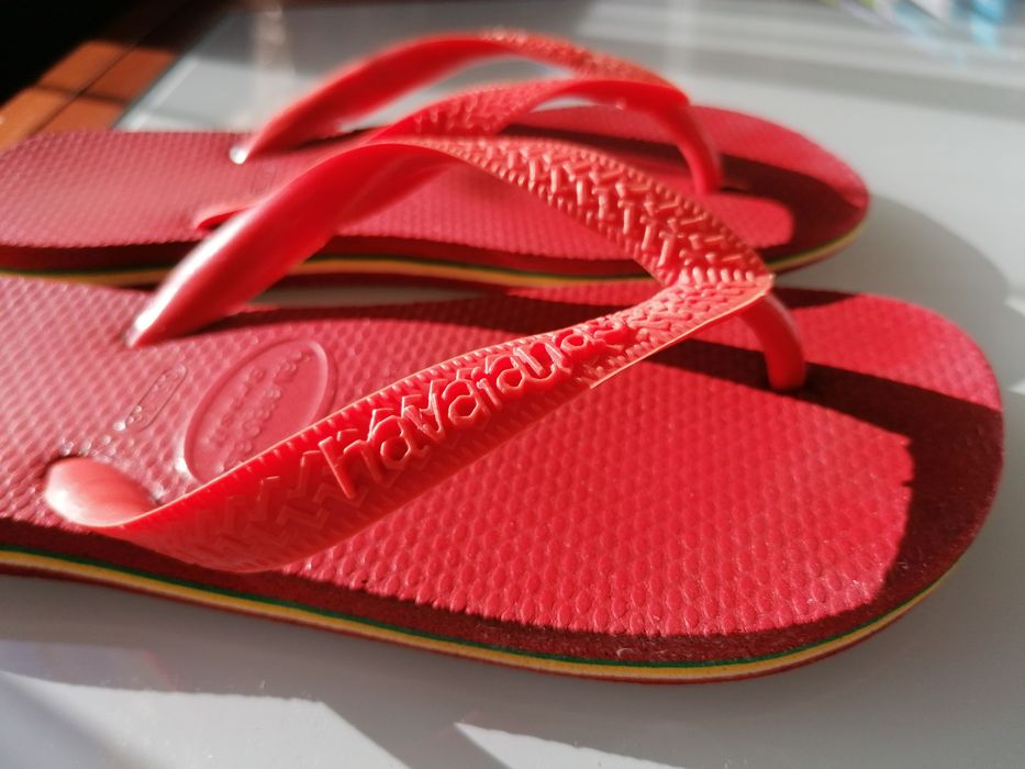 Havaianas Brasil Vermelhas 35-36