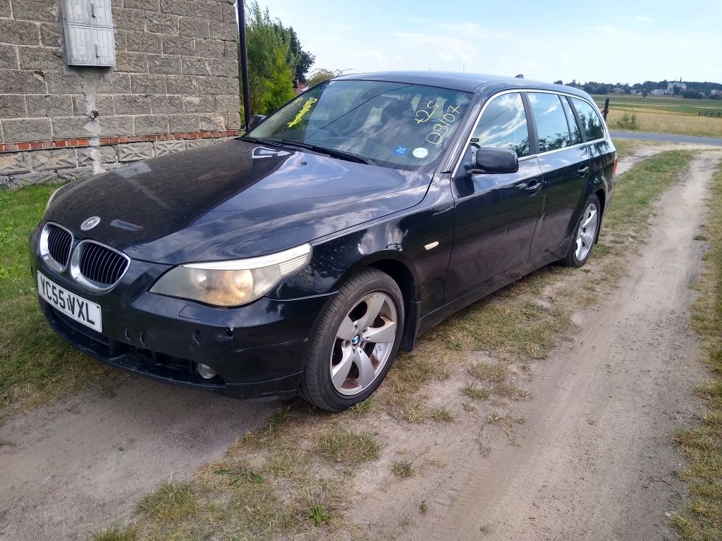 Karoseria BMW E60 E61 BLACK SHAPPIRE Maska Zderzak Błotnik Drzwi Klapa