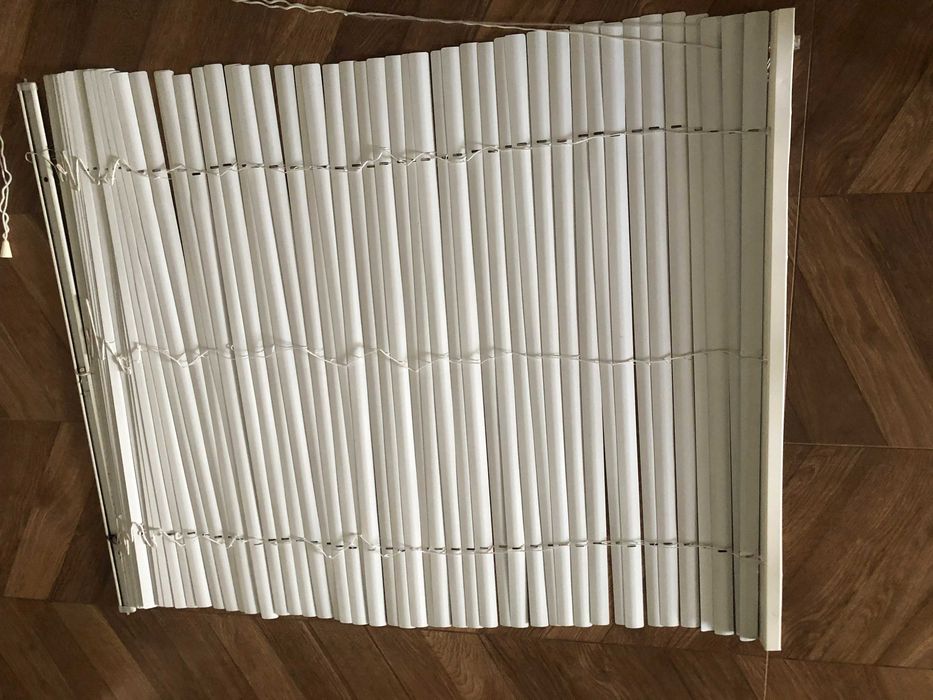 Жалюзи, металлические алюминиевые белые 77 х 1,41 см Ролеты