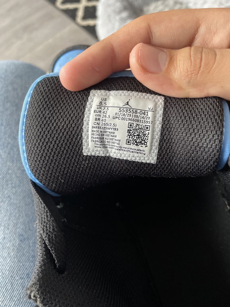 Jordan 1 low azul