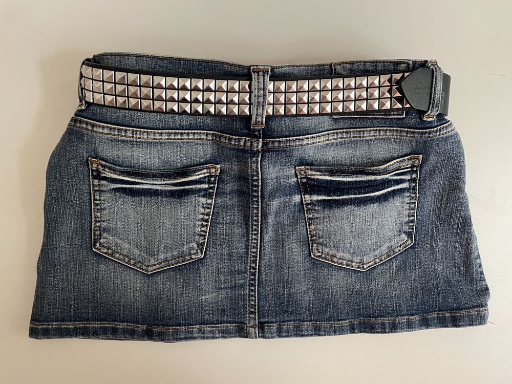 вінтажна джинсова спідниця y2k vintage розмір S 36