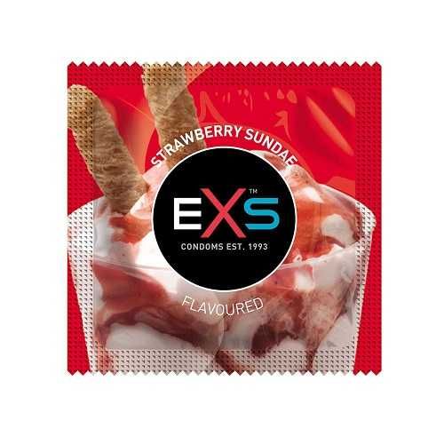 Prezerwatywy MIX 42 szt. EXS Variety Pack 1 owocowe chłodzące