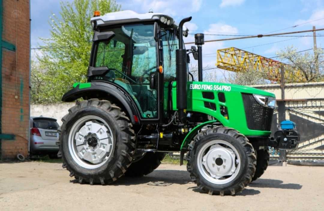 Мінітрактор Euro feng 554  Реверс Кондиціонер Примусова гідравліка