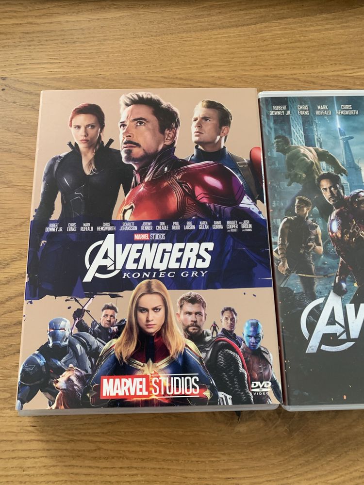 Filmy na DVD 4 częsci z seri Avengers