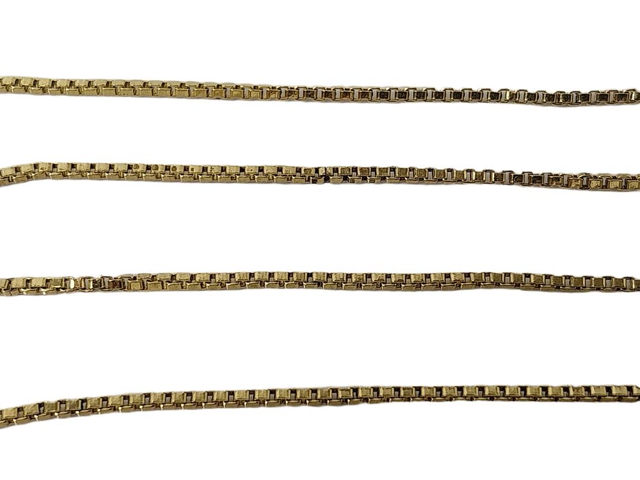 Złoty łańcuszek KOSTKA 333 2,94G DŁ.40CM