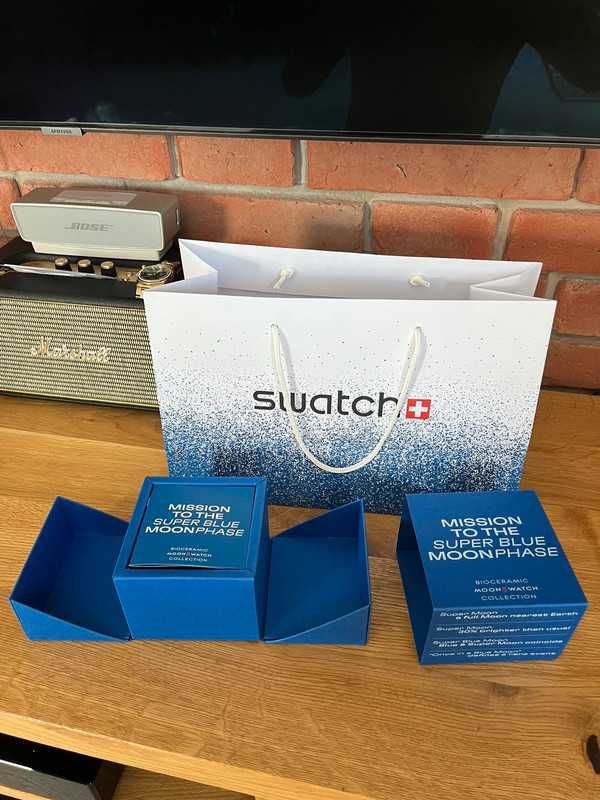 Swatch x Omega the Super Blue