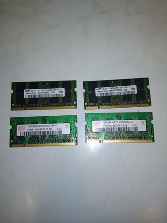 Оперативная память 1 GB SO-DIMM DDR2 для ноутбука ноутбучная