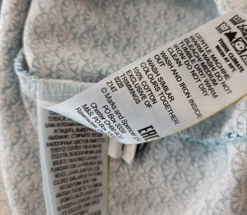 Marks & Spencer koszulka polo męska we wzorki 3XL