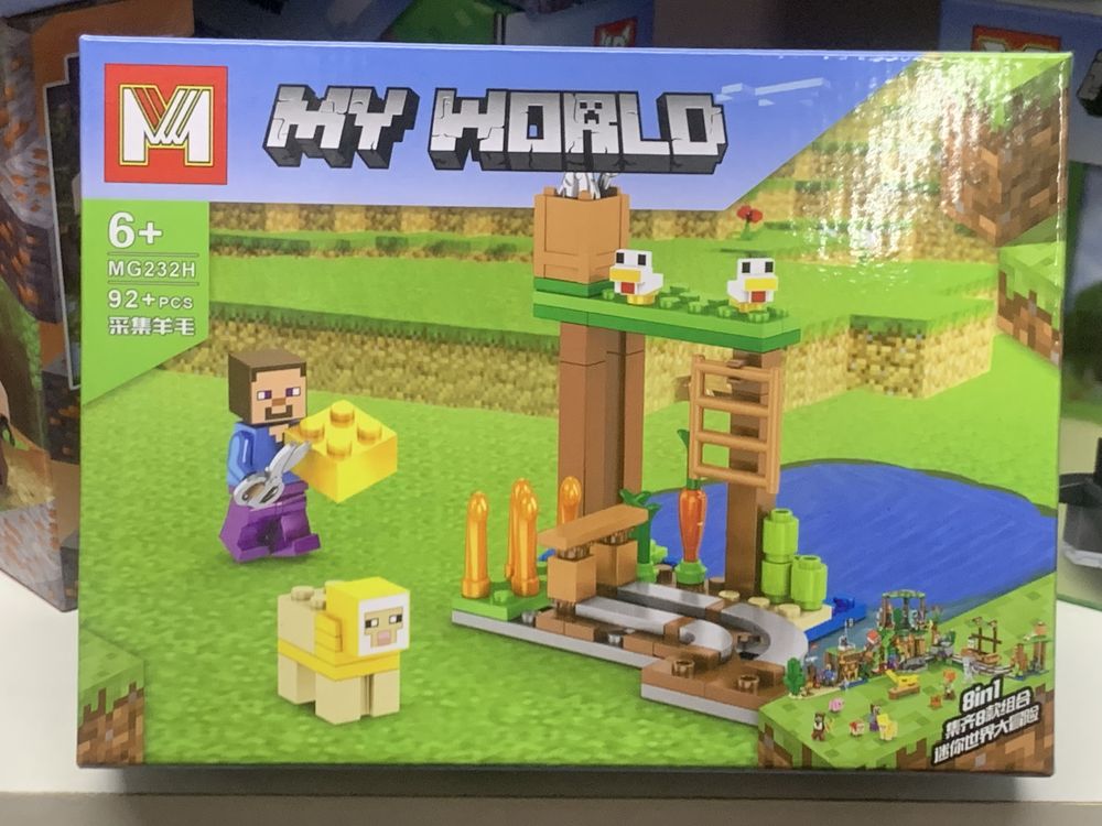 Лего Манкрафт 8 в 1 (My world)
