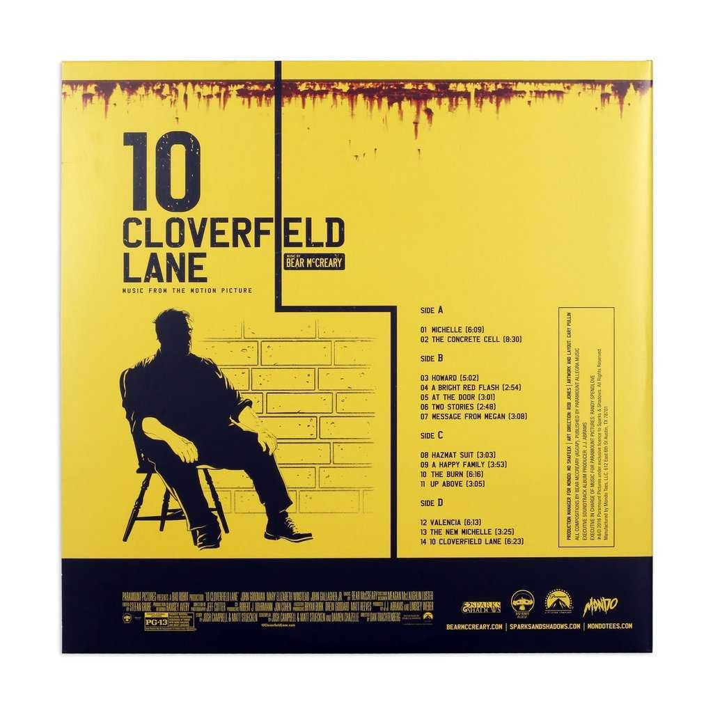 10 Cloverfield Lane Limited Soundtrack 2xLP Color Vinyl Mondo OST