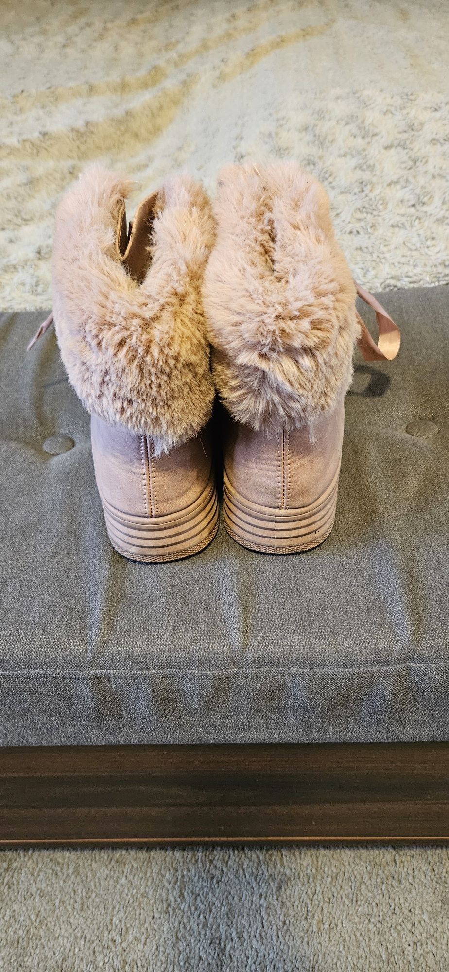 Buty śniegowce pudrowy róż rozmiar 37