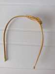 Bandolete em capim dourado para crianças