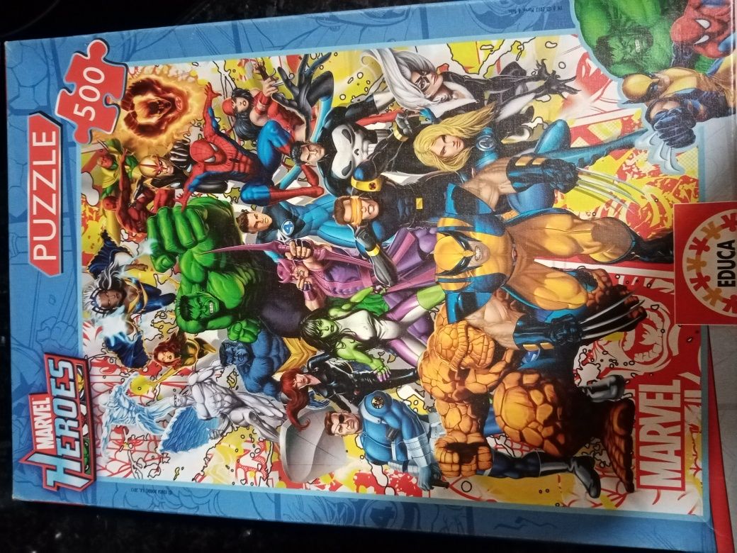Puzzle marvel 500 peças