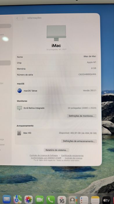iMac 24” M1 4,5K (2021)  imaculado