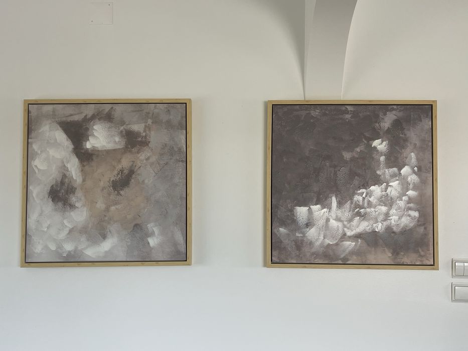 Duas Telas com relevo