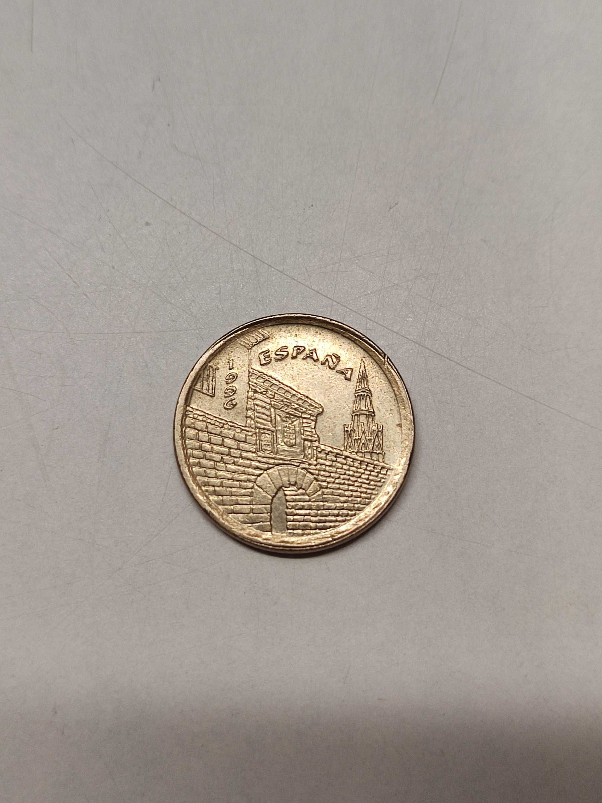 5 moedas de 5 pesetas