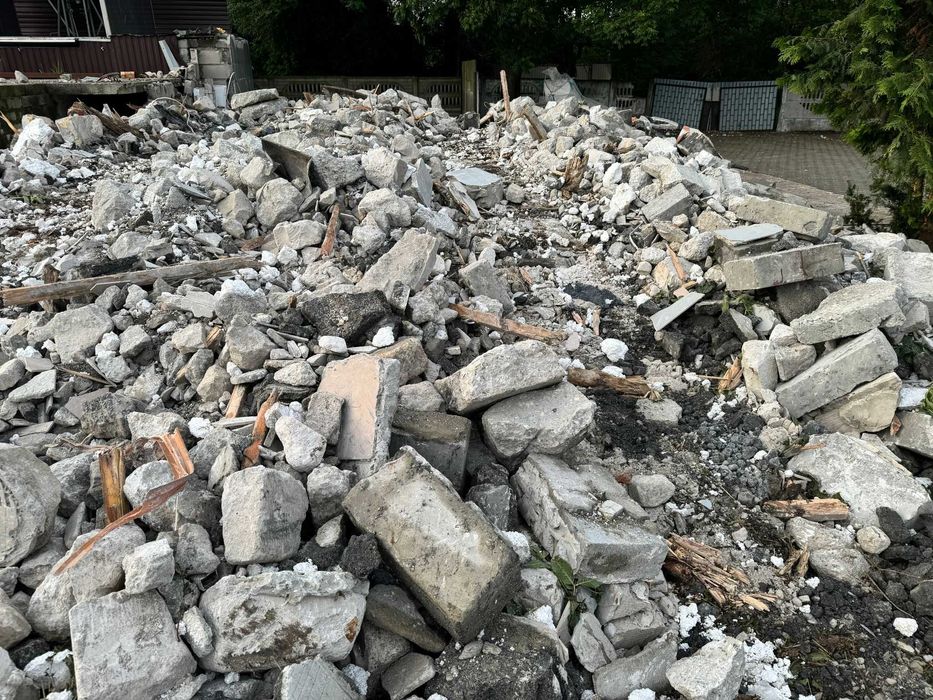 Oddam gruz budowlany z rozbiórki, utwardzenie terenu