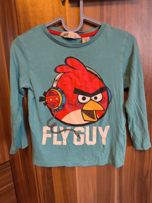 Super bluzka chłopięca. H&M. Angry Birds