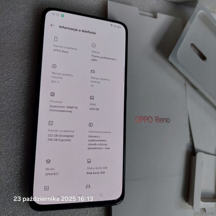 Oppo Reno /NFC /Amoled /256GB