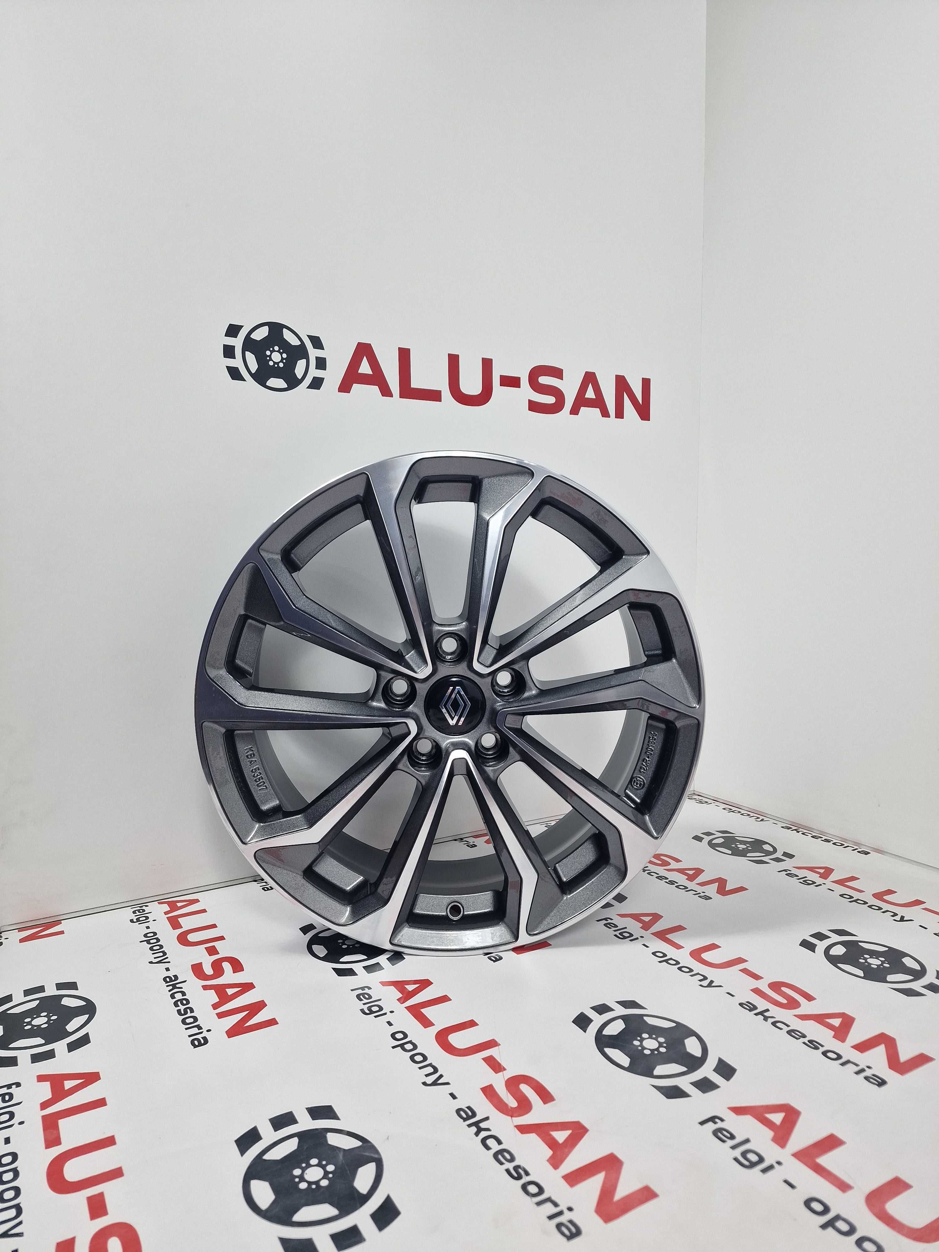 NOWE alufelgi RENAULT 19" 5x114,3 Laguna Talisman Megane - Grafit Pol