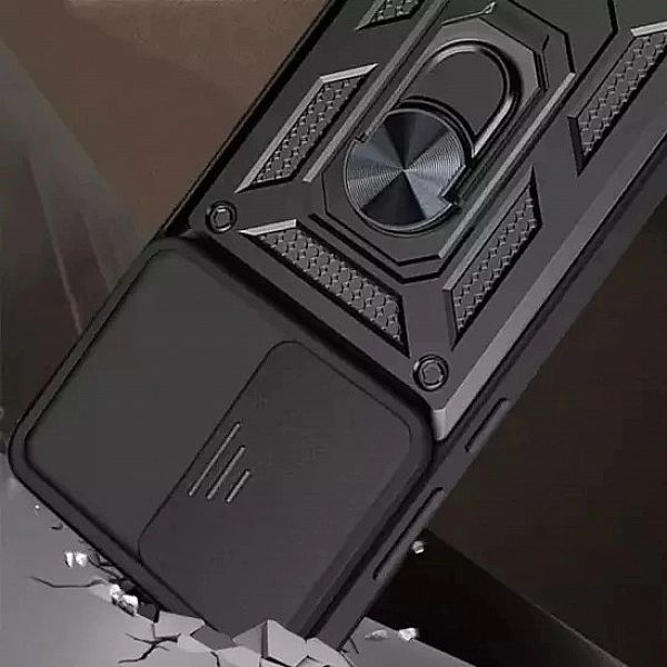 Etui Pancerne OPPO A98/5G Braders CamShield Pro czarne ochrona aparatu
